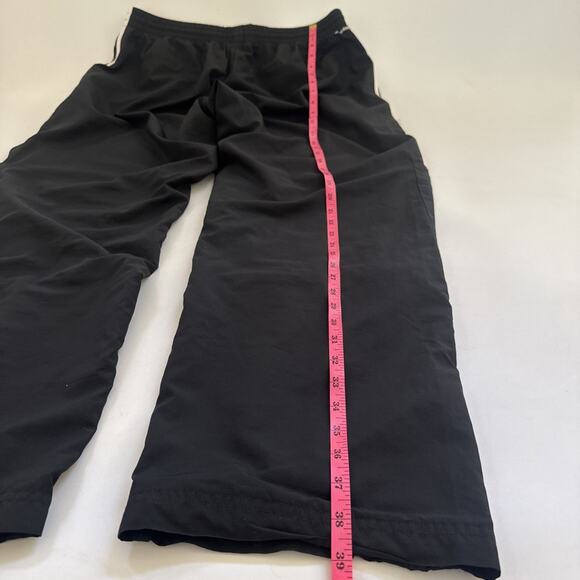 Vintage Adidas Track Pants Mens Large Black Windbreaker Training Y2K 90s Retro - Picture 7 of 12